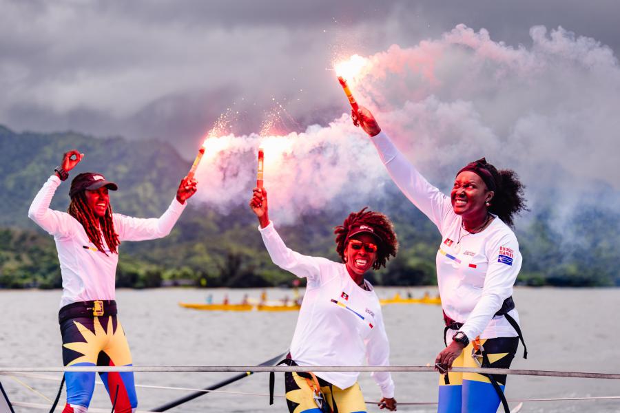 TEAM ANTIGUA ISLAND GIRLS: AN ALL-FEMALE ROWING TEAM FROM ANTIGUA AND