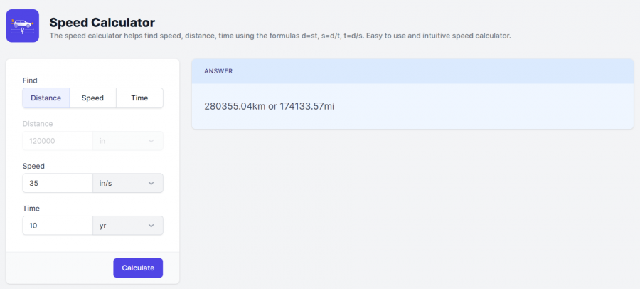Introducing the Speed Calculator A New Way to Measure Velocity with