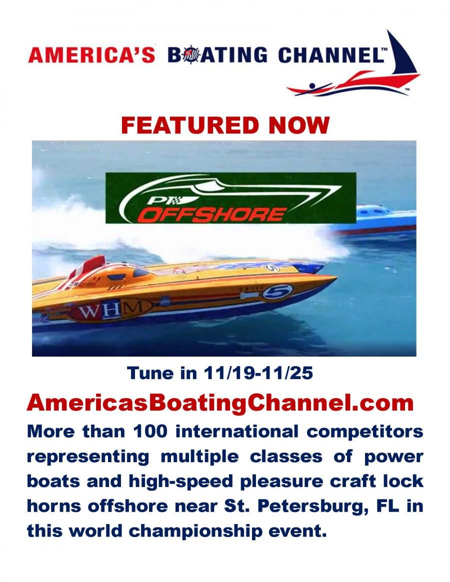 America's Boating Channel Features P1 OFFSHORE Boat Racing on Smart TV