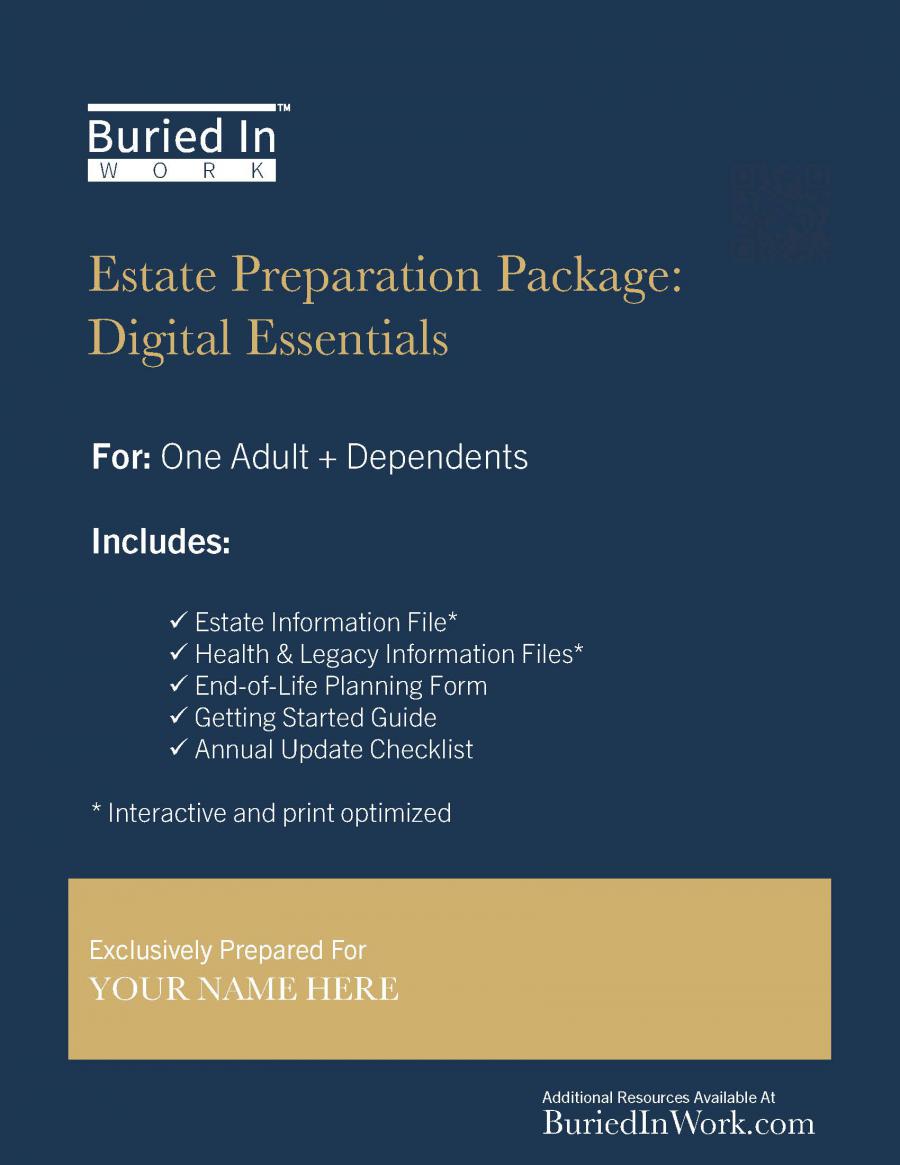 Introducing Buried in Work's Digital Essentials Estate Preparation ...