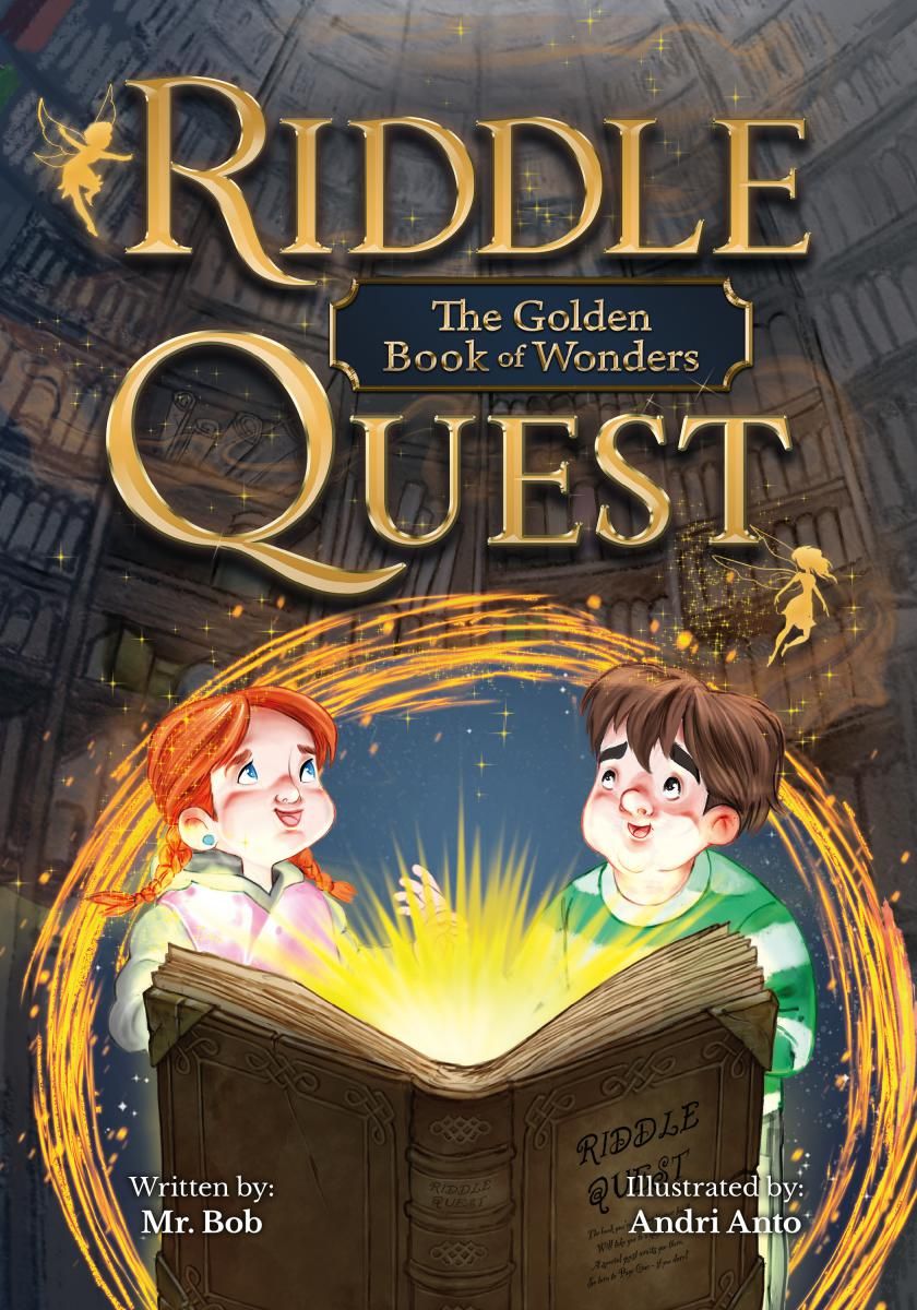 Interactive Children's Book Riddle Quest: The Golden Book of Wonders ...