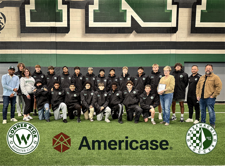 Americase Donates Custom-Branded Parkas to Waxahachie High School Men's Soccer Team