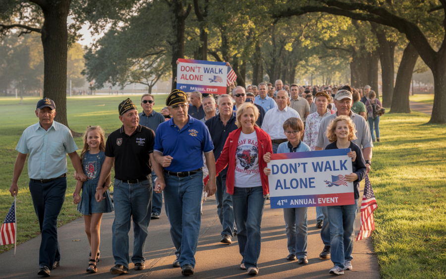 Virtue Recovery Killeen Sponsors 4th Annual 'Don't Walk Alone' Event to Support Veterans and Raise Suicide Awareness