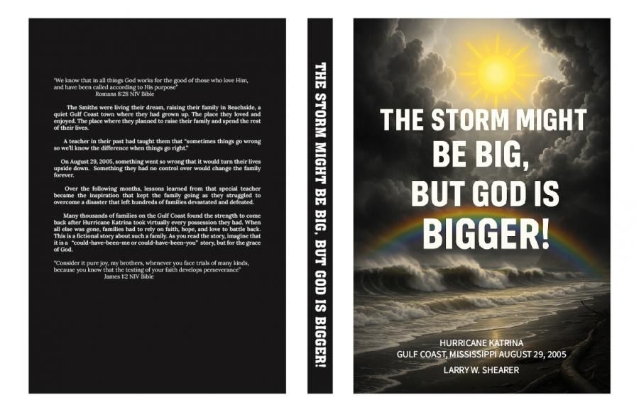 New Inspirational Memoir by Larry W. Shearer: 'The Storm Might Be Big, But God is Bigger!'