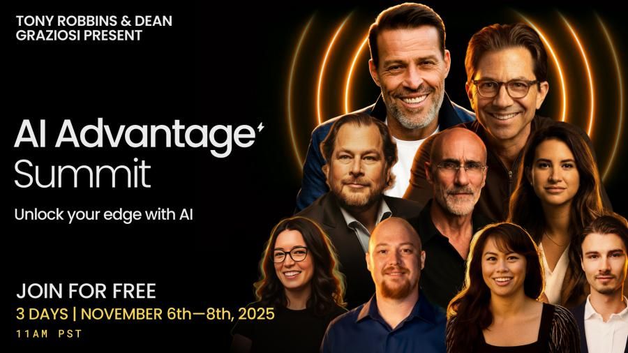 Inside the Future of Work: Tony Robbins and Dean Graziosi Unite Global Leaders for the AI Advantage Summit