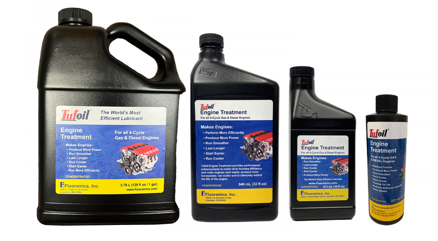 Fluoramics Updates Packaging Option for Tufoil® Engine Treatment