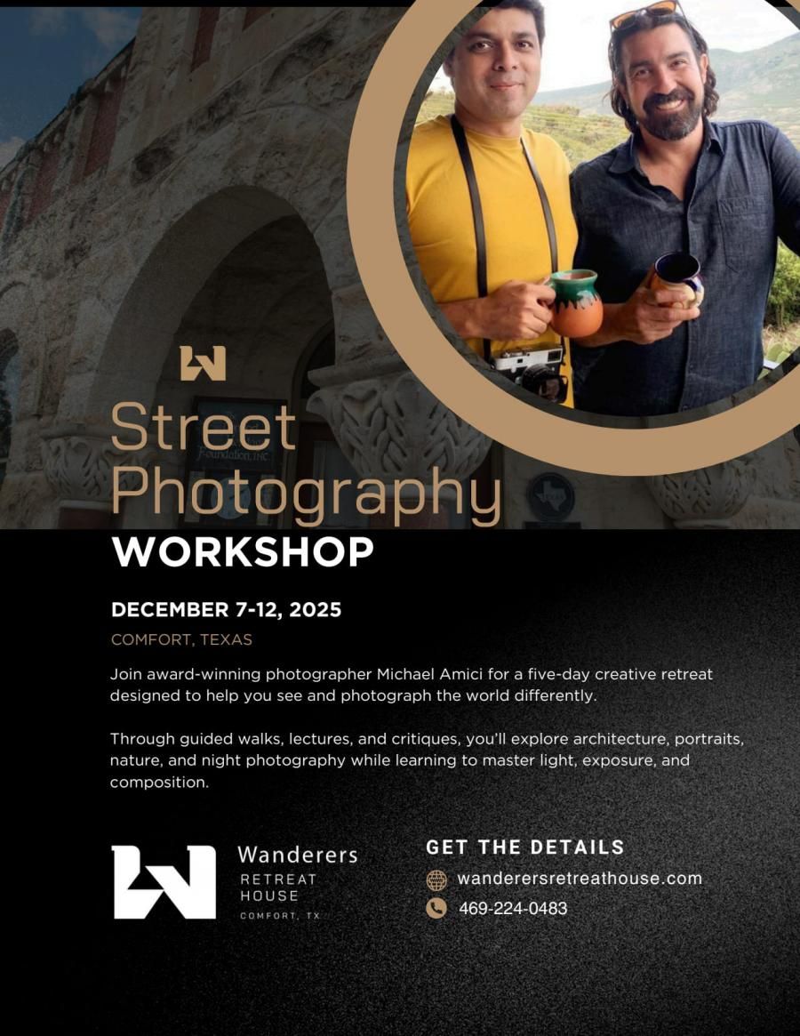 Walking Photography Workshop Brings Creative Energy to Comfort, Texas