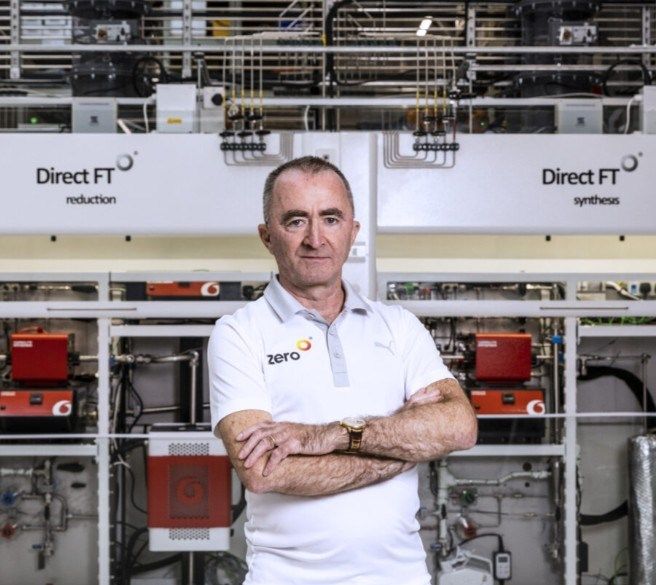 Zero Petroleum CEO and Founder Paddy Lowe unveils DirectFT® innovation on the world stage at ADIPEC 2025.