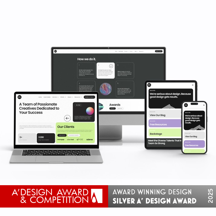 More By Us Website by Maria Burgelova Wins Silver in A' Website and Web Design Awards