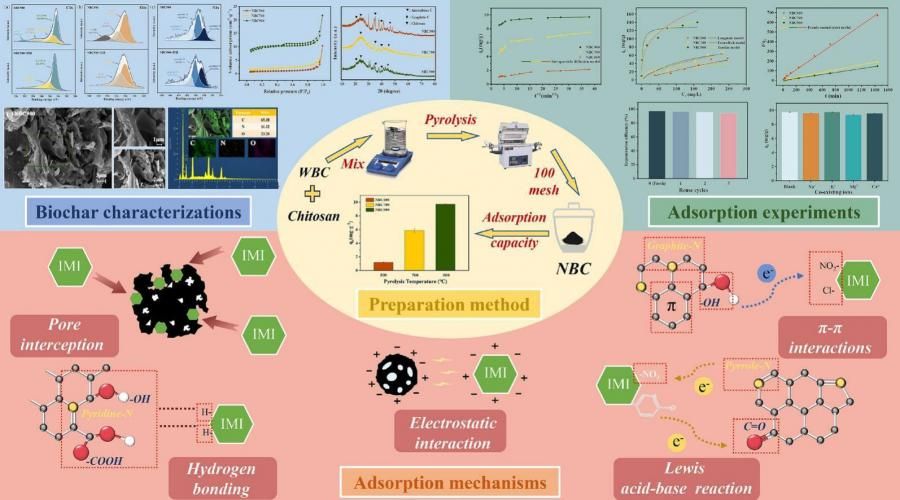 Chitosan-modified Biochar Unveils New Mechanism for Efficient Removal of Nitrogen-containing Pollutants from Water