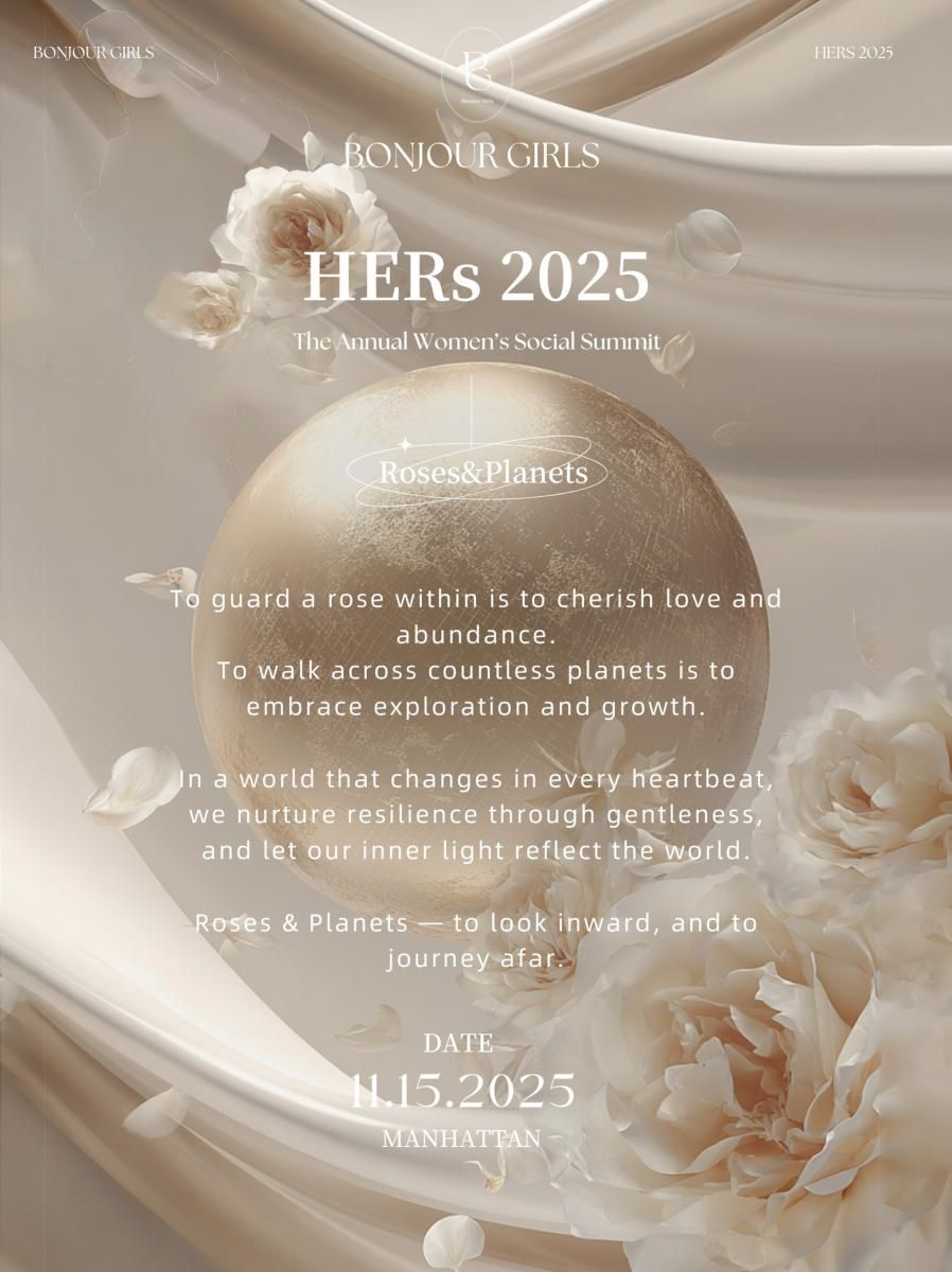 Award-Winning Leaders Across Finance, Law, Tech, and Creative Industries Confirmed for Bonjour Girls 'Roses & Planets'