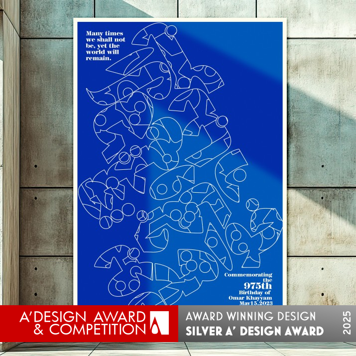 Omar Khayyam by Vahid Mirzaei Wins Silver in A' Graphics Industry Awards