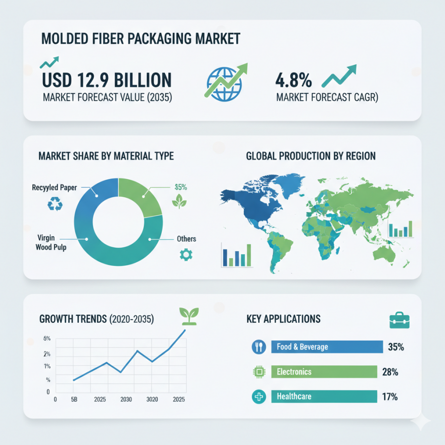 Molded Fiber Packaging Market to Double by 2035 – APAC, Europe, USA & Saudi Arabia Driving Growth
