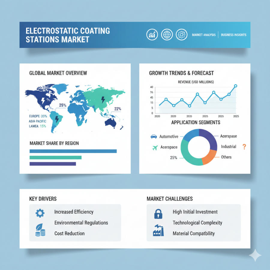 Electrostatic Coating Stations Market Expands USD 2.7 Bln – Strong Momentum in APAC, Europe, USA & Saudi Arabia