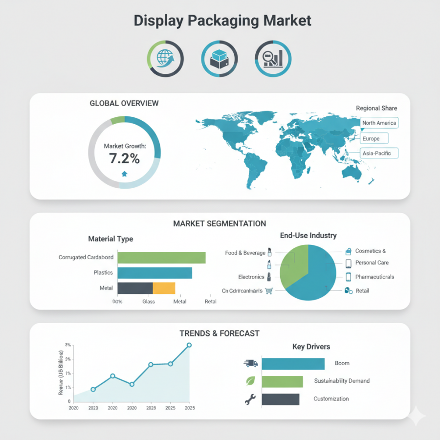 Display Packaging Market Expands at 5.4% CAGR through 2035 – APAC, Europe, USA & Saudi Arabia Key Growth Drivers