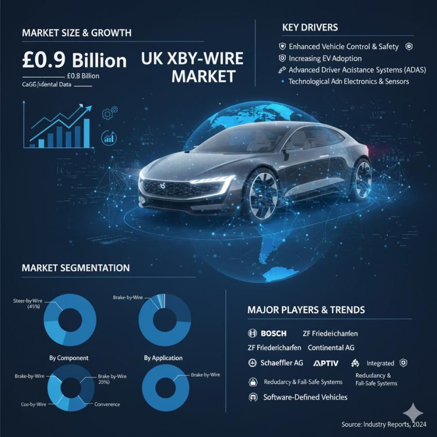 UK X-by-Wire Market Accelerates to USD 8,120.5 Million by 2035 at 6.5% CAGR