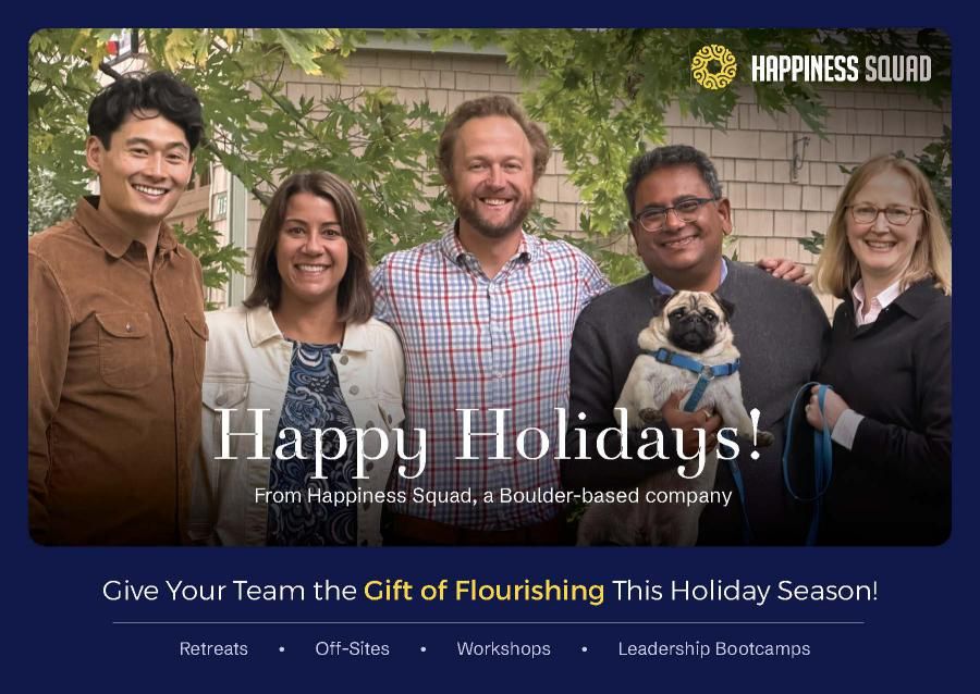 Happiness Squad Launches REWIRE Holiday Program to Inspire Companies to Give the Gift of Flourishing this Holiday Season