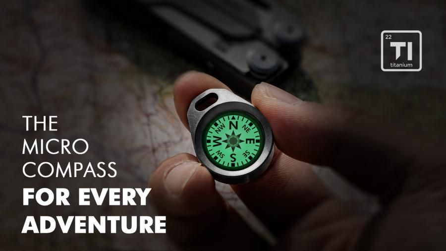 Septem Studio Launches Path 22 Ti-Lume, a Titanium Micro Compass for Every Adventure