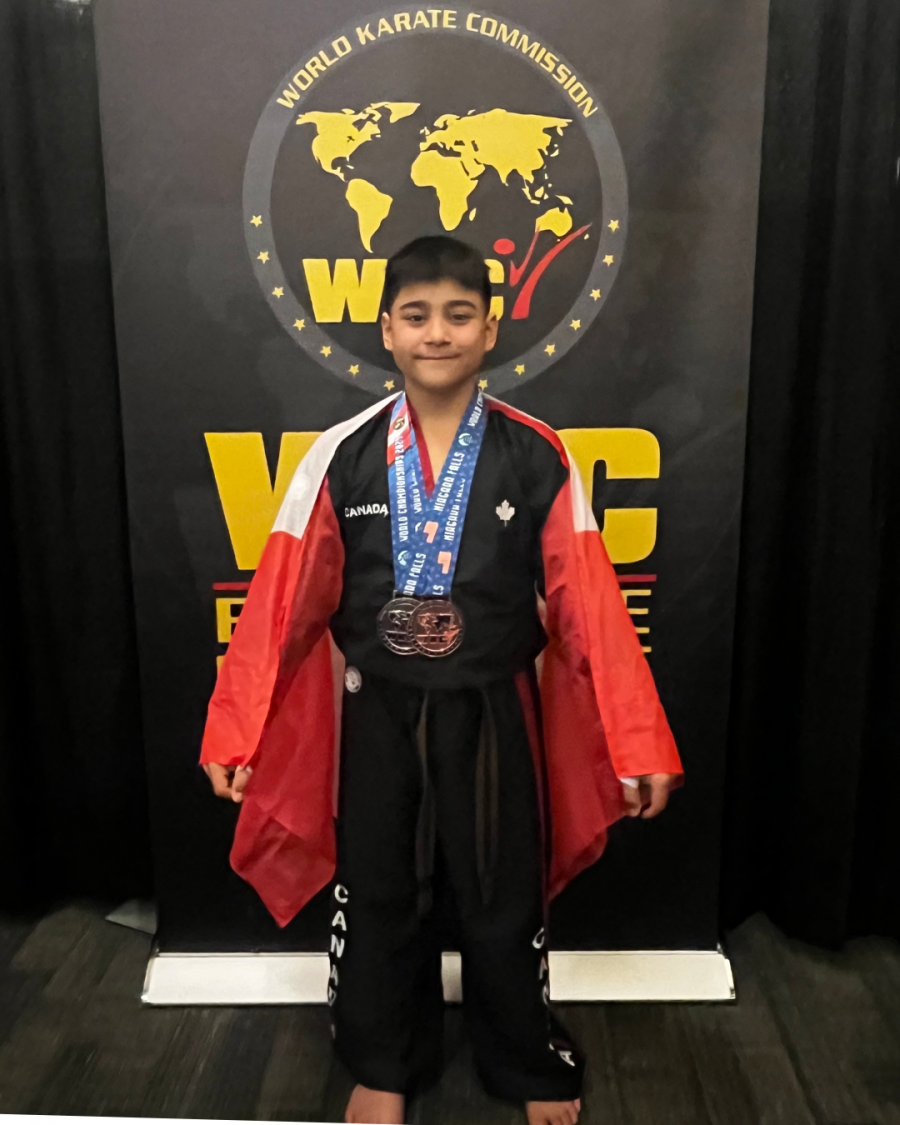 Team Canada Martial Artist Eli Cooper Earns Silver and Bronze at 2025 World Championships in Niagara Falls, New York.