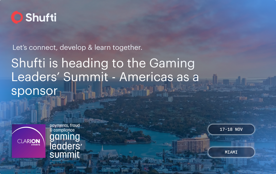 Shufti to Join Payments, Fraud & Compliance Gaming Leaders' Summit to Address Risk and Compliance Strategy in iGaming