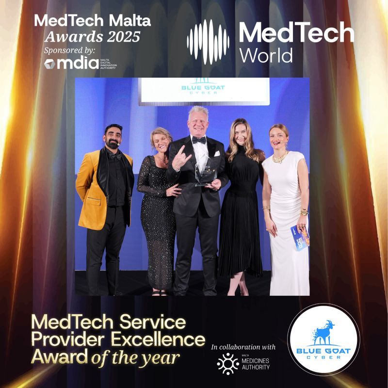 Blue Goat Cyber Wins 'MedTech Service Provider Excellence Award of the Year' at MedTech Malta 2025
