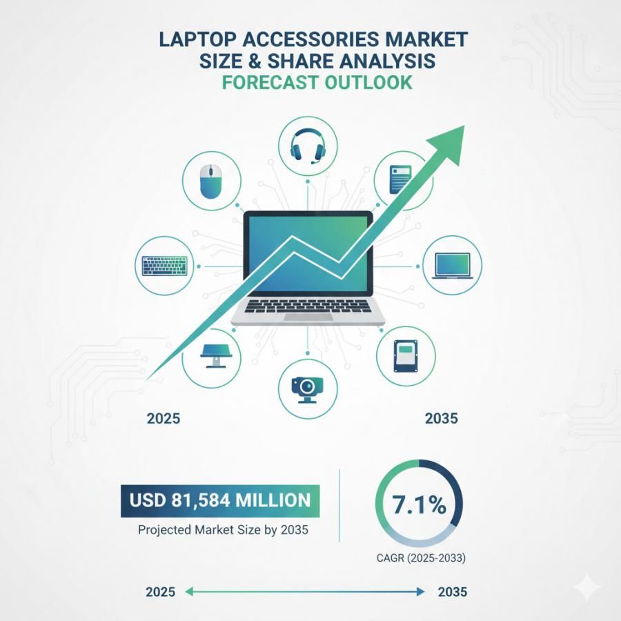 Global and European Laptop Accessories Market Share Analysis Outlook 2025–2035