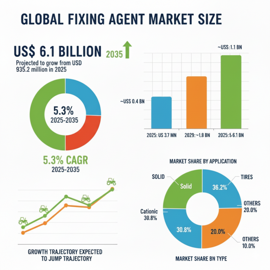 Global and European Fixing Agent Market Outlook 2025–2035