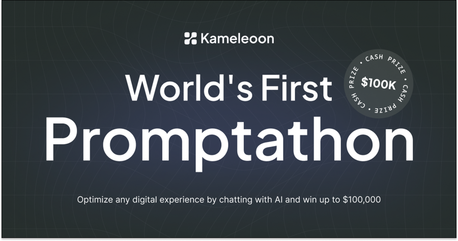 Kameleoon opens up submissions for world's first Promptathon with prizes up to $100,000