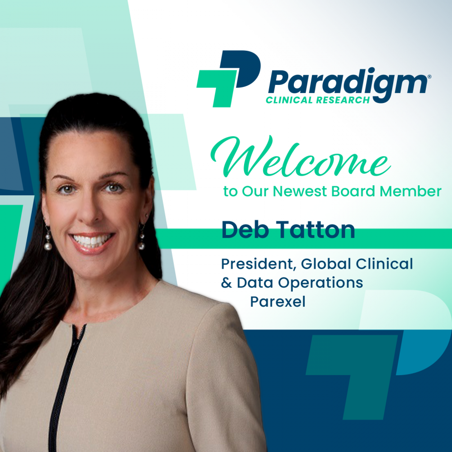 Paradigm Clinical Research Welcomes Deb Tatton to Board of Directors