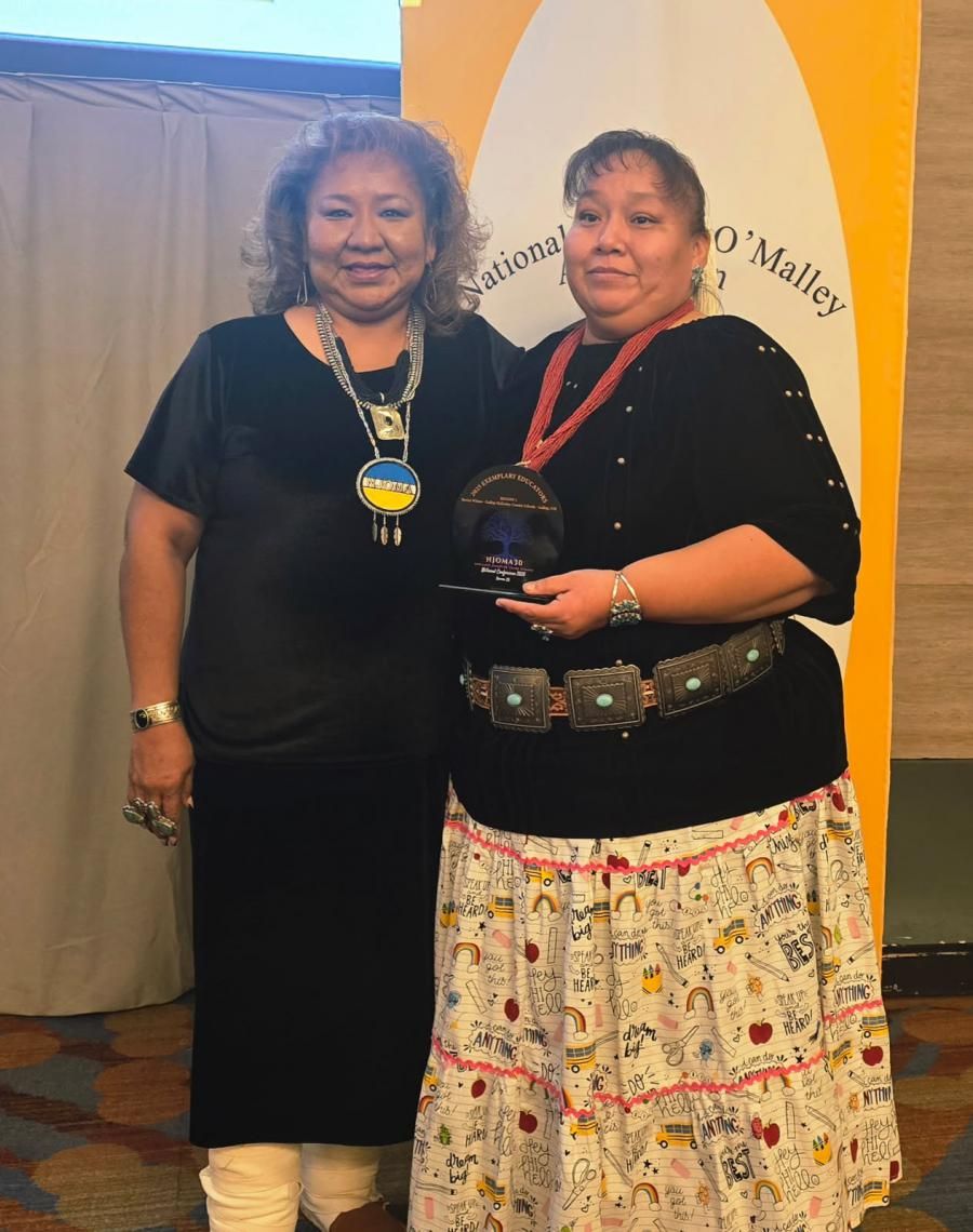 GMCS Celebrates National Johnson O'Malley Teacher of the Year, Region 2:Terriet Wilson of Chee Dodge Elementary