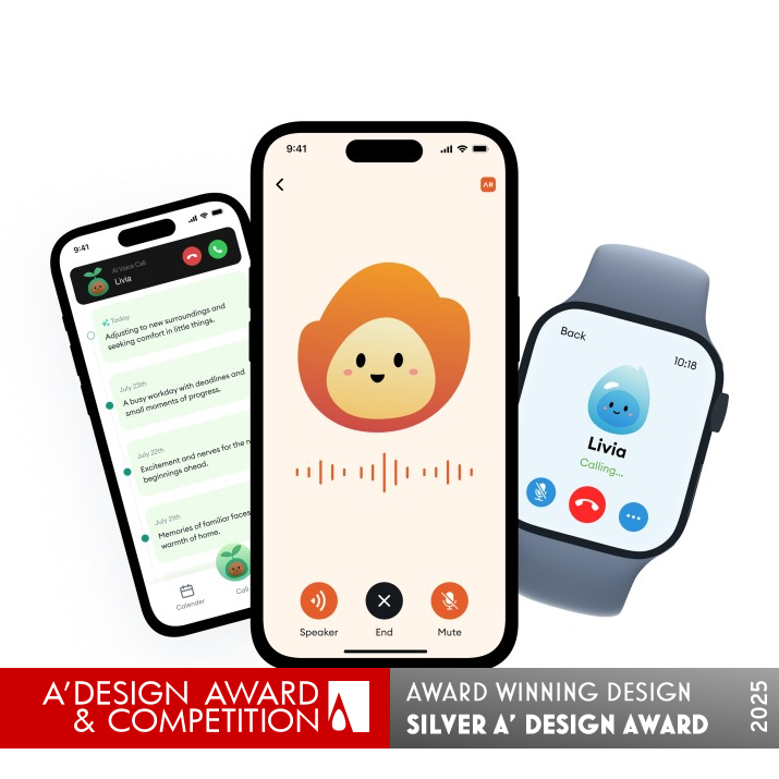 Livia by Xianghan Wang, Jing Yao, and Rui Xi Wins Silver in A' Digital Product Design Award