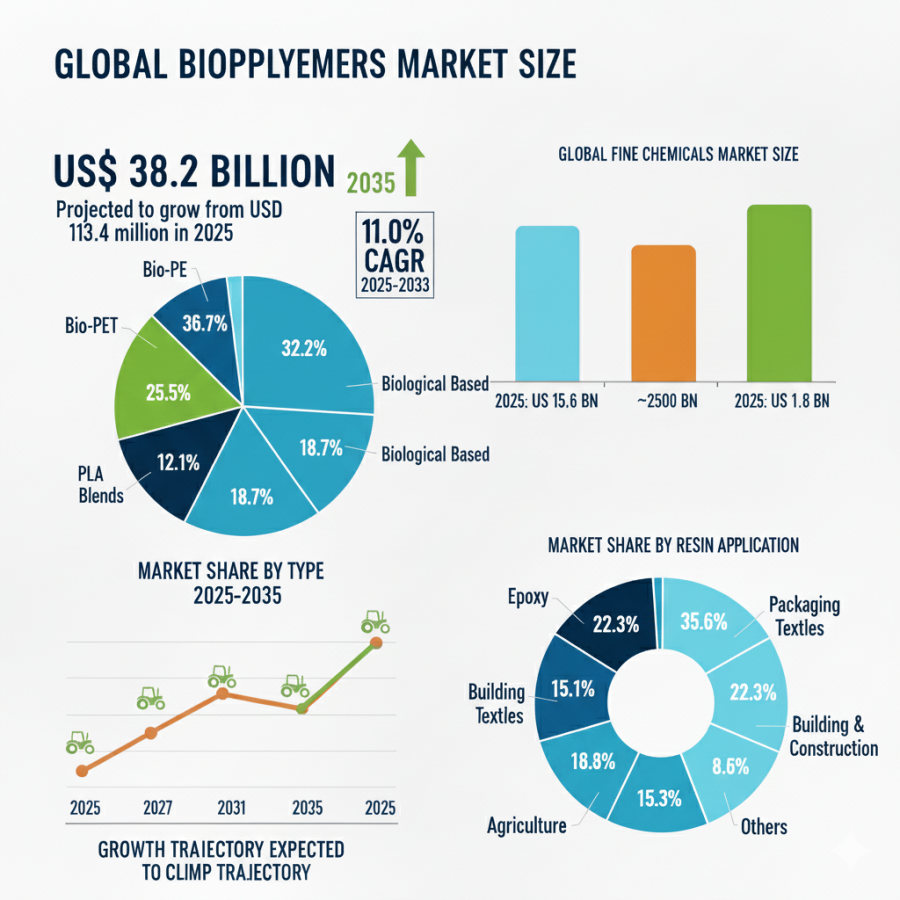 Global and European Biopolymers Market Outlook 2025–2035