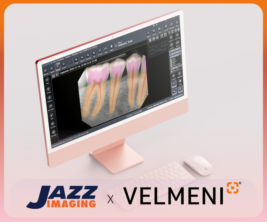VELMENI and Jazz Imaging Announce Strategic Partnership to Bring Advanced AI Dental Findings to Imaging Workflows