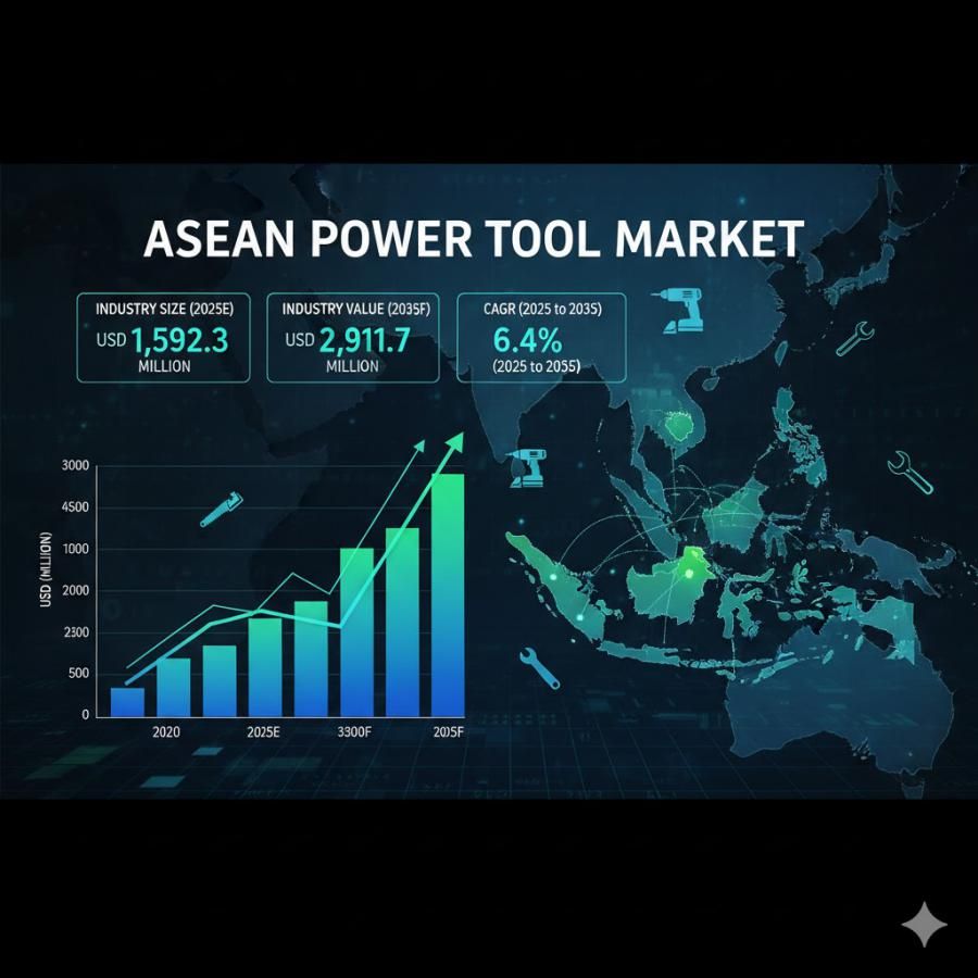 ASEAN Power Tool Market Outlook 2025–2035: Strong Growth Fueled by Industrialization & Smart Tool Adoption