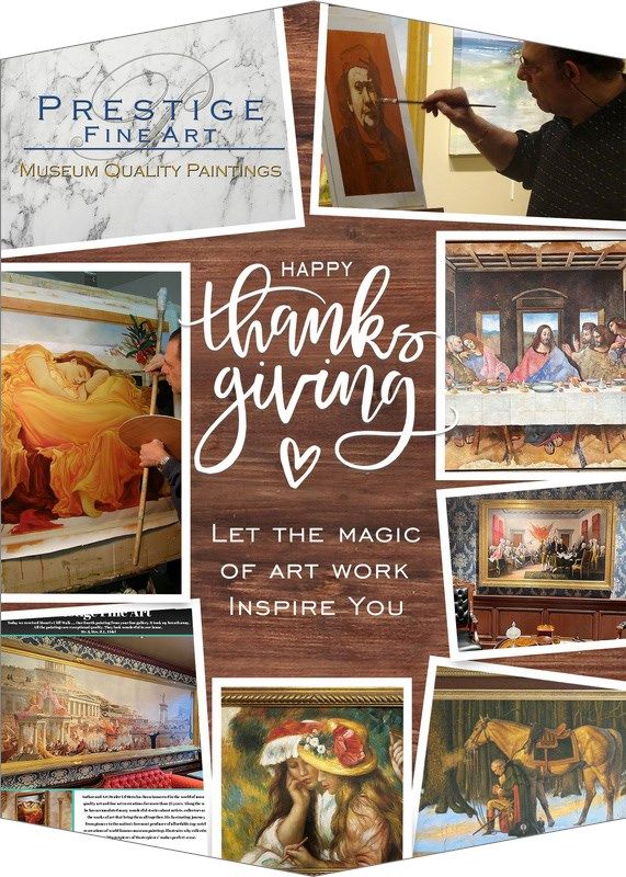 Prestige Fine Art Unveils Stunning Copy of The Dinner Party by Jules Grun, Just in Time for Thanksgiving Holidays