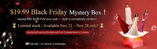 Mondressy Announces 2025 Black Friday Mystery Box Event Featuring Wedding and Special-Occasion Dresses