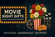 Peoria Florist Launches 'Movie Theaters' Hub: Flowers + Movie Passes + Film-Inspired Gifts for an Effortless Night Out