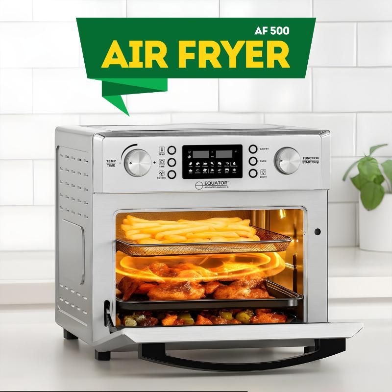 Equator Introduces AF 500: A 5-in-1 Countertop Cooking Appliance Designed to Replace the Oven, Grill, Air Fryer, & More