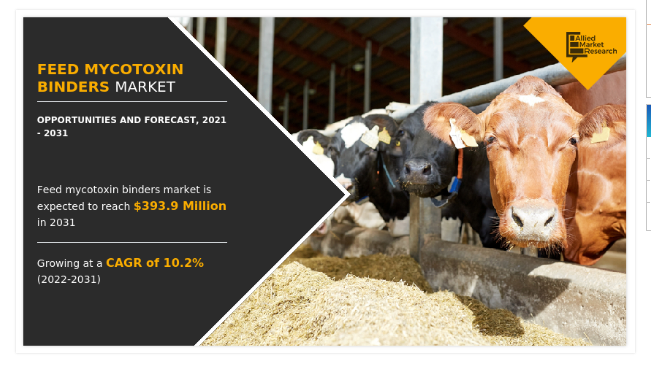 Feed Mycotoxin Binders Market is Likely to Increase at a Significantly High CAGR of 10.2% by 2031
