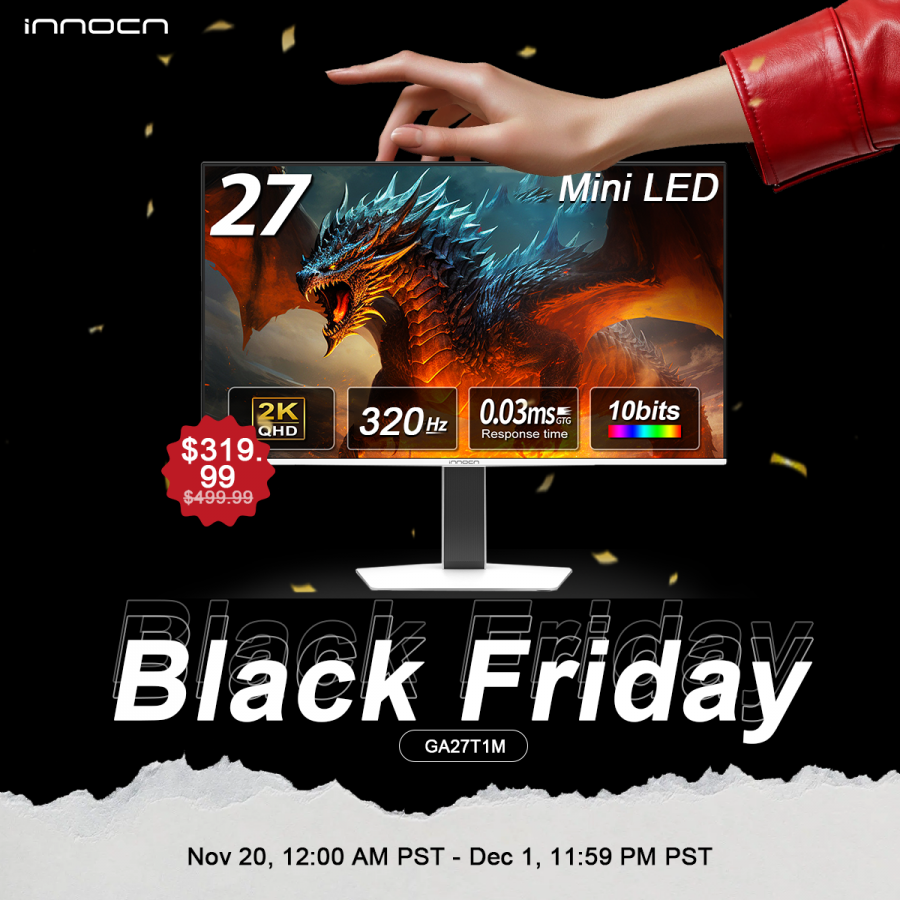 INNOCN Announces Seasonal Adjustments to Product Availability and Pricing for Mini LED and QD-OLED Monitor Lineup