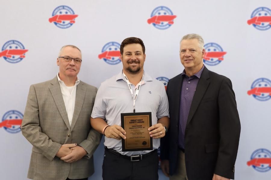 Christenson Transportation Honored with 2025 Great West Fleet Safety Award by American Trucking Association