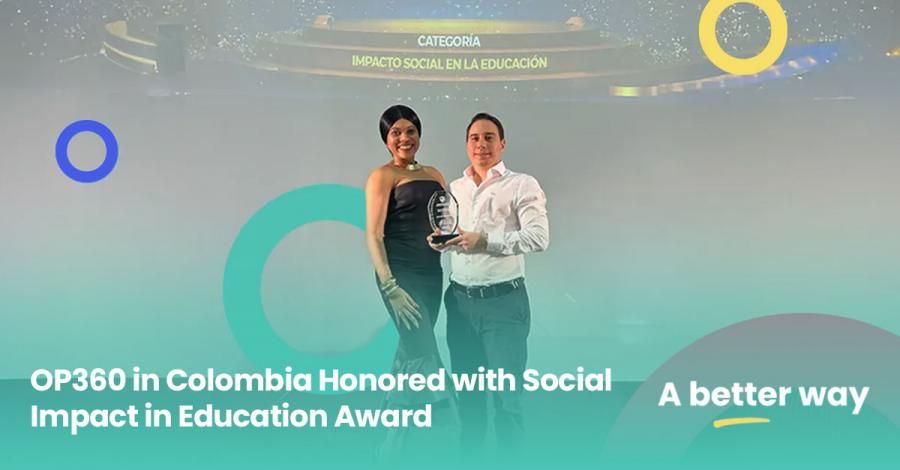 OP360 in Colombia Honored with Social Impact in Education Award