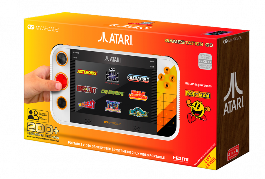 MY ARCADE® ATARI® GAMESTATION GO IS NOW AVAILABLE AT MAJOR SELECTED RETAILERS