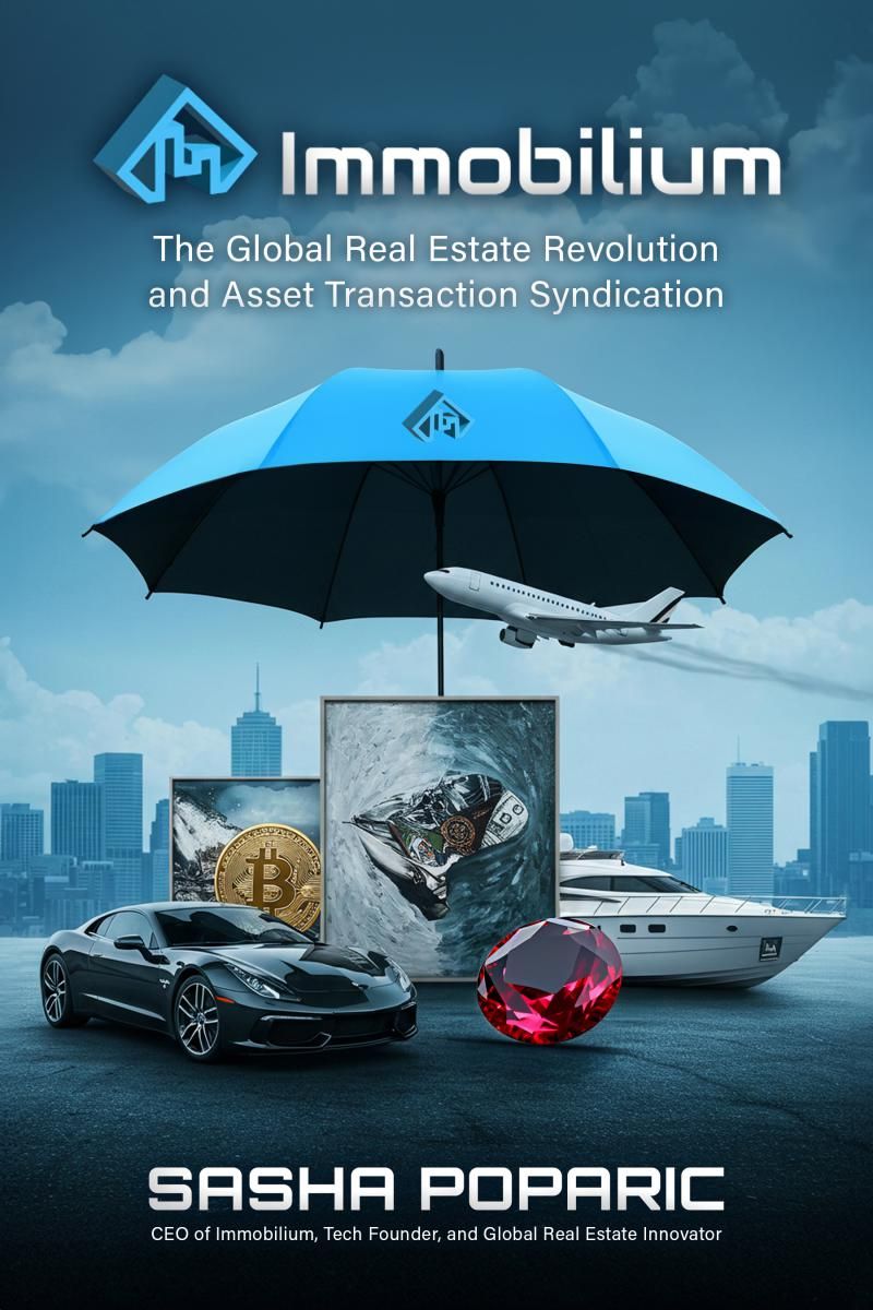 Sasha Poparic Releases Immobilium, a New Book Examining the Future of the $280 Trillion Global Real Estate Market