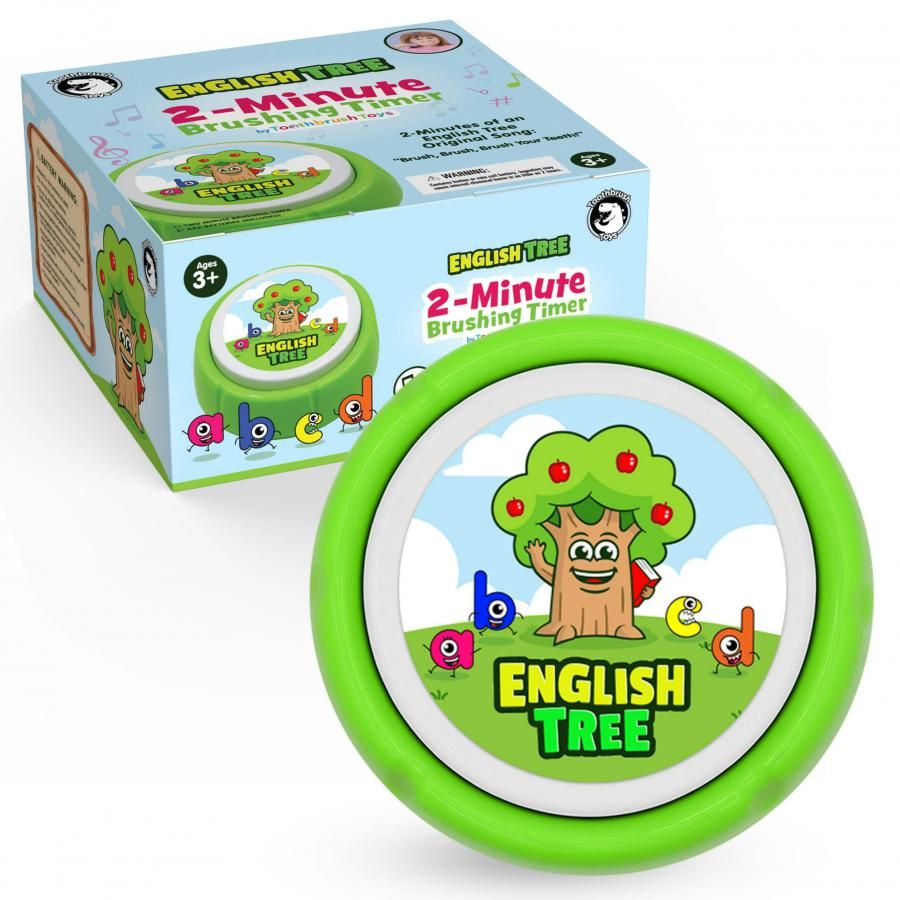 Toothbrush Toys Launches English Tree® and Zoonicorn® Two-Minute Brushing Timers for Holiday Preorder on Amazon