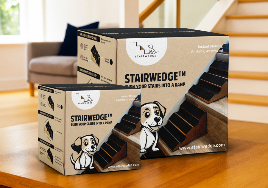 StairWedge Groove-Tread Variant Launches – Safer, Smarter Ramp for Pets